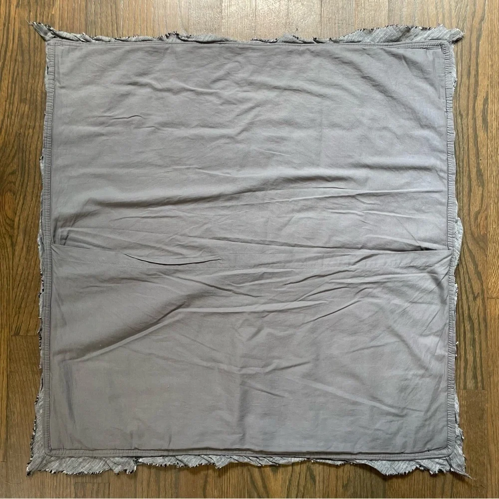 West Elm Linen Euro Quilted pillow Sham